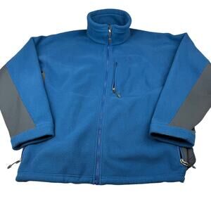 Vintage Nike ACG Fit Therma Fleece Full Zip Jacket Blue XL
